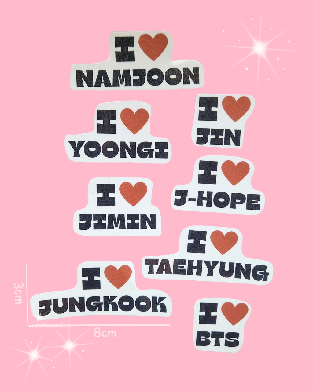 BTS Temporary Tattoos (Individual)